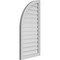 Ekena Millwork Quarter Round Top Left Surface Mount PVC Gable Vent w/ 2"W x 1-1/2"P Brickmould Frame, 20"W x 40"H GVPQL20X4002SF - alternate 5